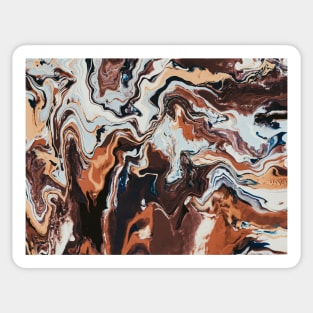 Brown Marble III Sticker